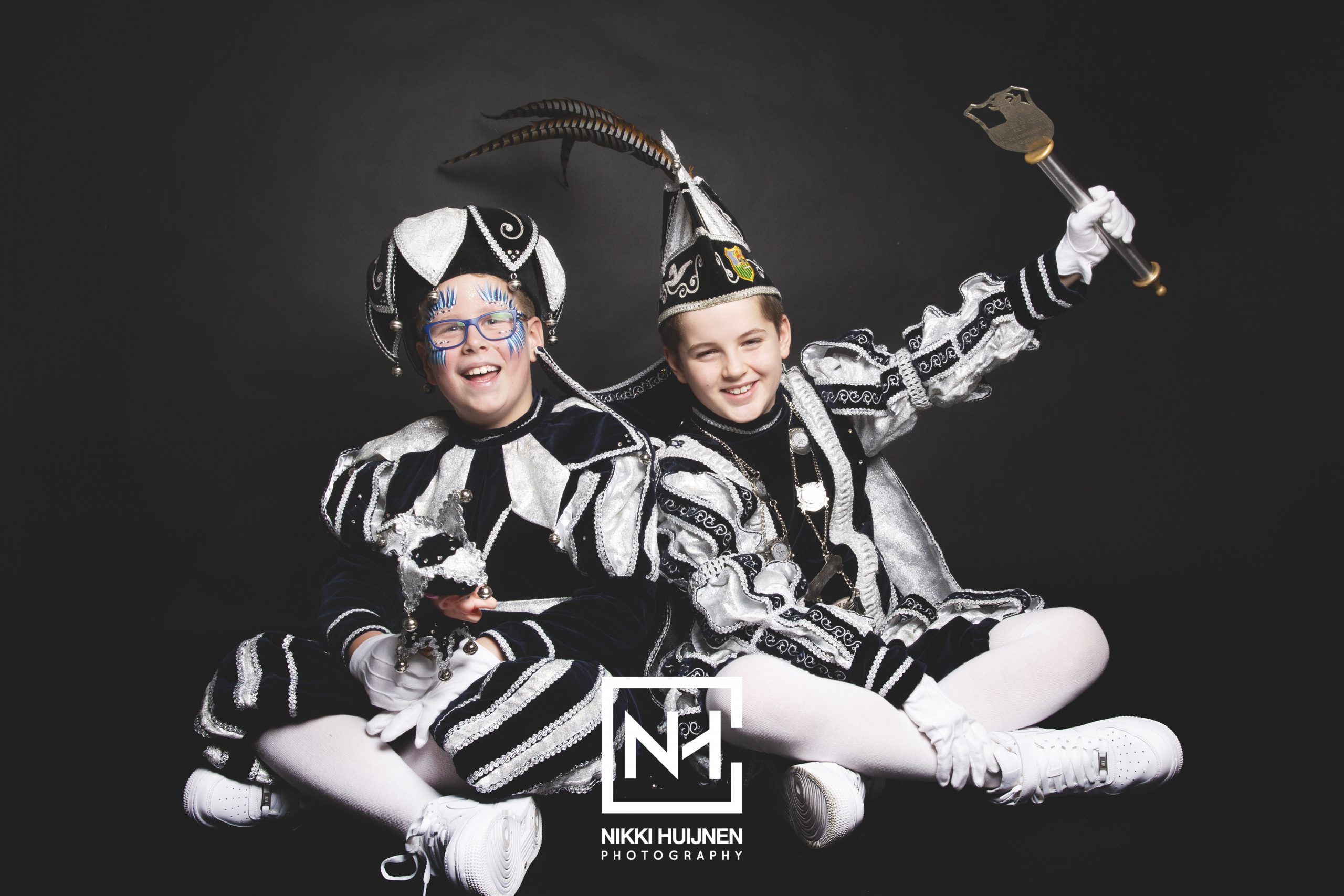 Ze zunt compleet!             Prins Loek I & Hofnar Joep