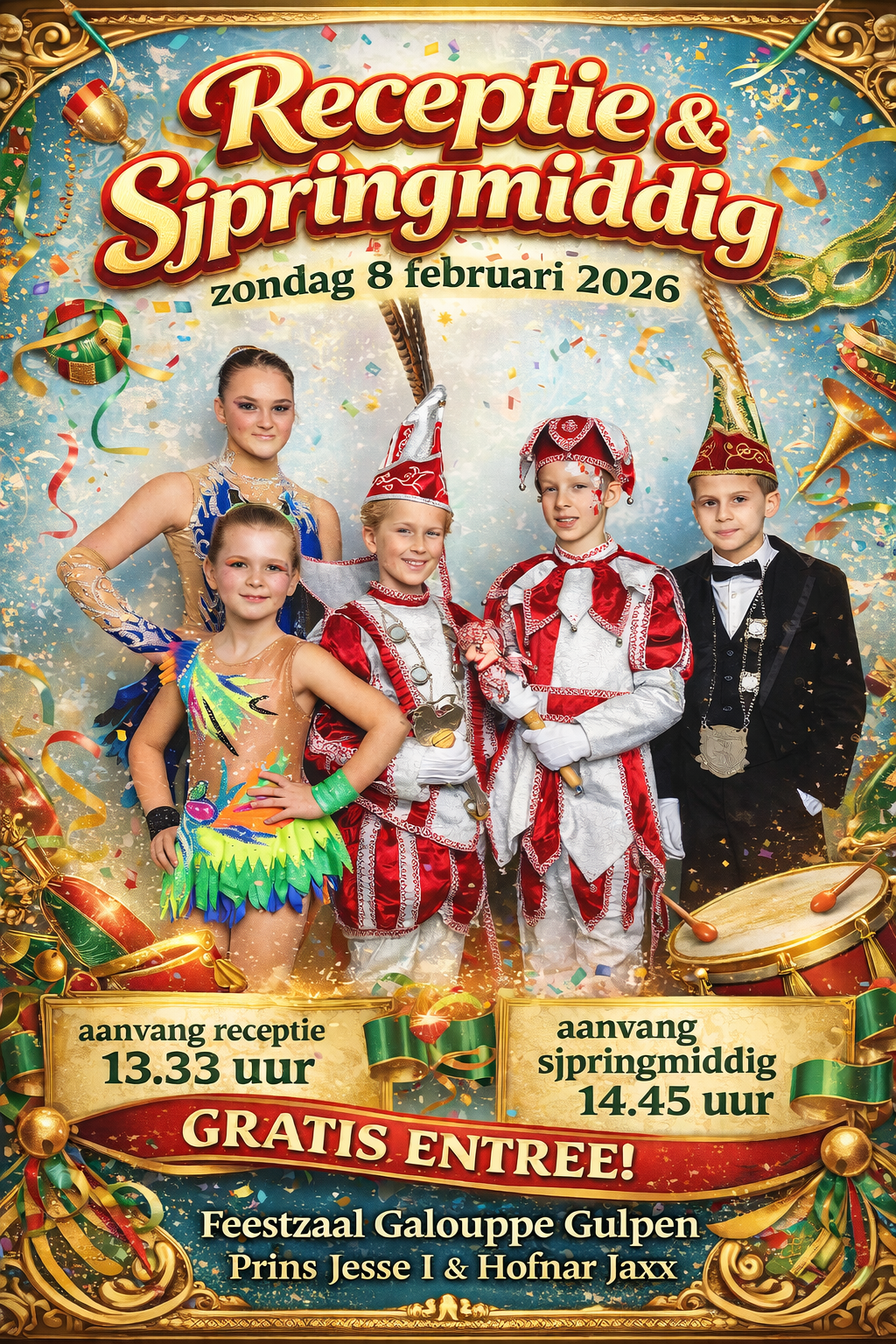 Receptie & Sjpringmiddig