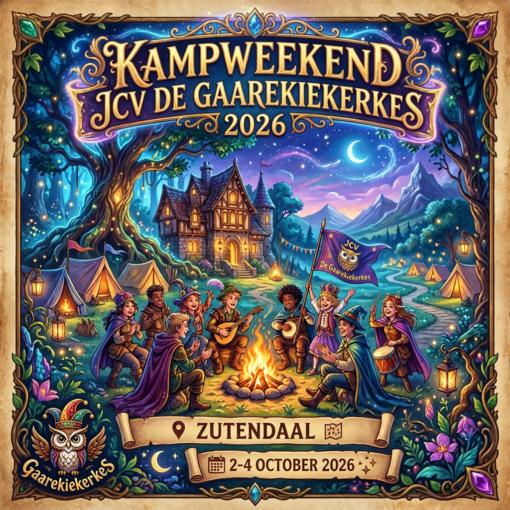 Inschrijving kampweekend 2026 geopend