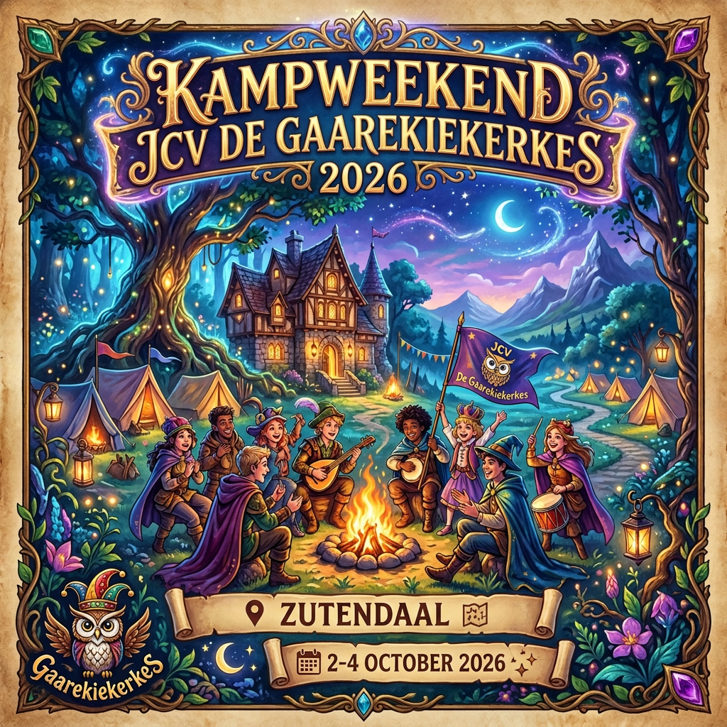 Inschrijving kampweekend 2026 geopend
